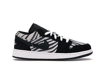 Jordan 1 Low Zebra (553560-057) - 1