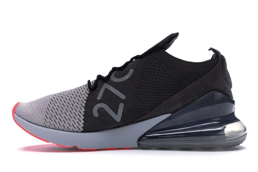 Фото № 3 с приближением к товару «‎Nike Air Max 270 Flyknit Atmosphere Grey Thunder Grey»