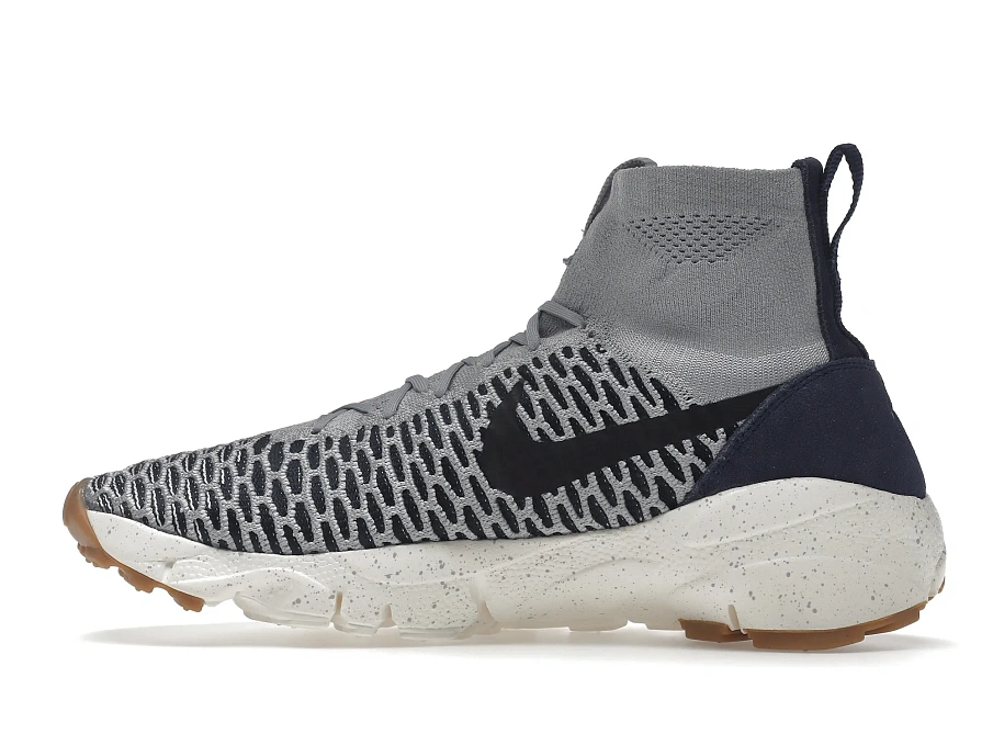 Фото № 5 с приближением к товару «‎Nike Air Footscape Magista Flyknit Wolf Grey Dark Obsidian»