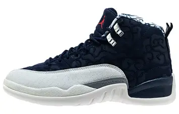 Nike Air Jordan 12 International Flight Basketball Shoes blue - 1