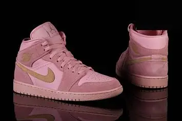 Air Jordan 1 Mid Coral Gold - 3