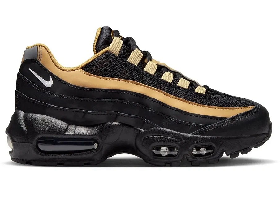 Фото № 1 с приближением к товару «‎Nike Air Max 95 Recraft Black Elemental Gold »