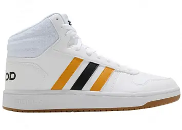 adidas Hoops 2.0 Mid White Active Gold (FW9347)