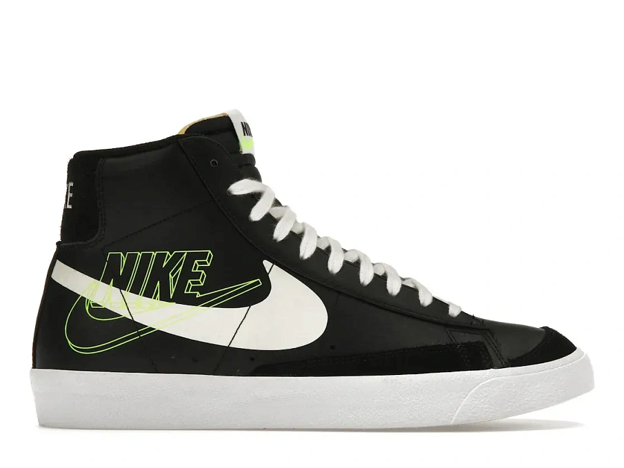 Фото № 1 с приближением к товару «‎Nike Blazer Mid 77 Vintage Reverse Logo Black»