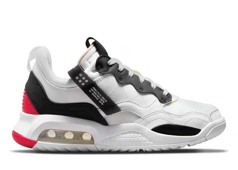 Фото № 1 с приближением к товару «‎Jordan MA2 White University Red Light Smoke Grey Black »