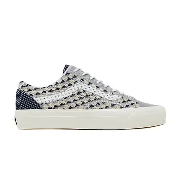 Vans Premium Old Skool Knit Pack - Geo Check Frost Grey - 1