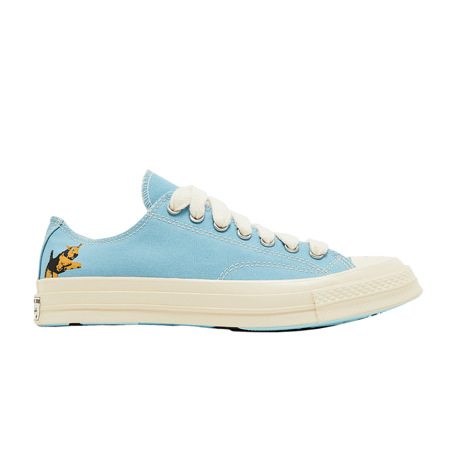 Фото № 1 с приближением к товару «‎Golf Le Fleur x Converse Chuck 70 Low Darryl Pack - Milky Blue»