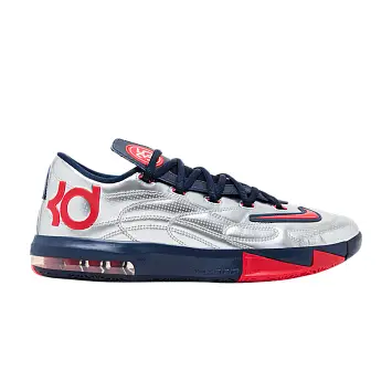 Nike KD 6 x PSG Metallic Silver College Navy - 1