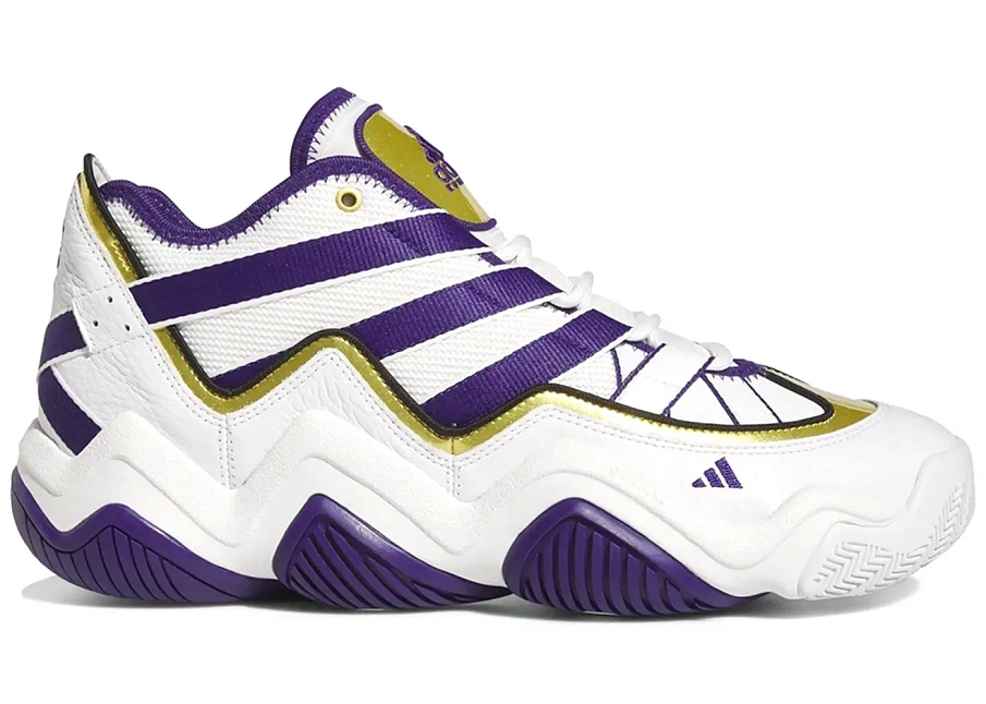 Фото № 1 с приближением к товару «‎adidas Top Ten 2010 White Purple Gold»