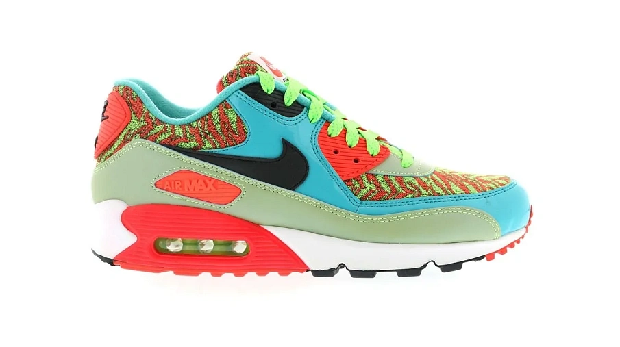 Фото № 1 с приближением к товару «‎Nike Air Max 90 Flash Lime»
