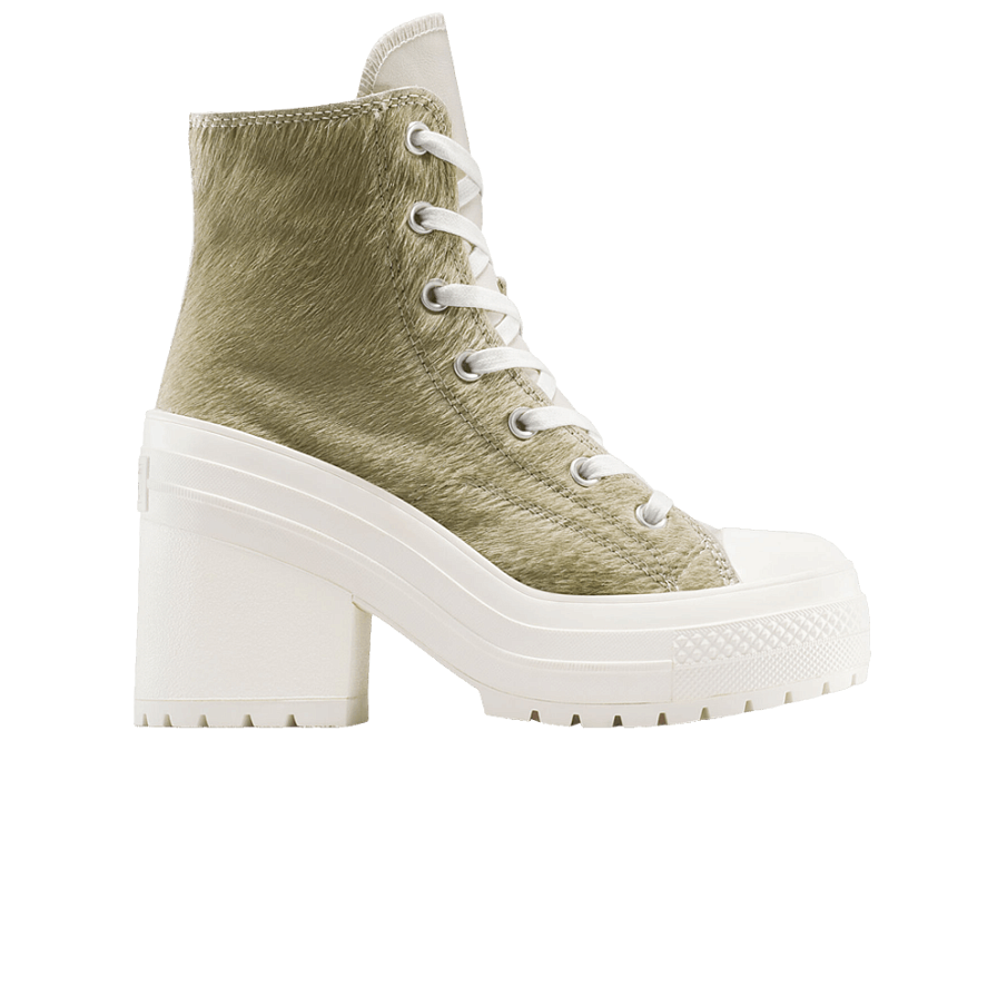 Фото № 1 с приближением к товару «‎Converse Women's Chuck 70 De Luxe Heel Platform High Pony Hair»