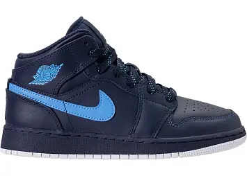 Jordan 1 Mid Obsidian University Blue (554725-415)