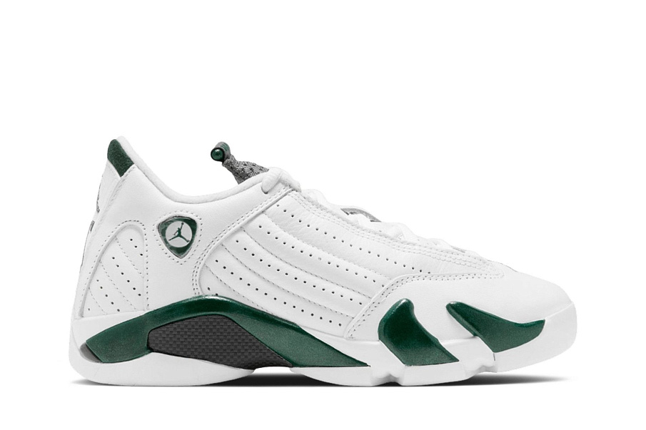 Фото № 2 с приближением к товару «‎Air Jordan 14 Retro GS Forest Green»