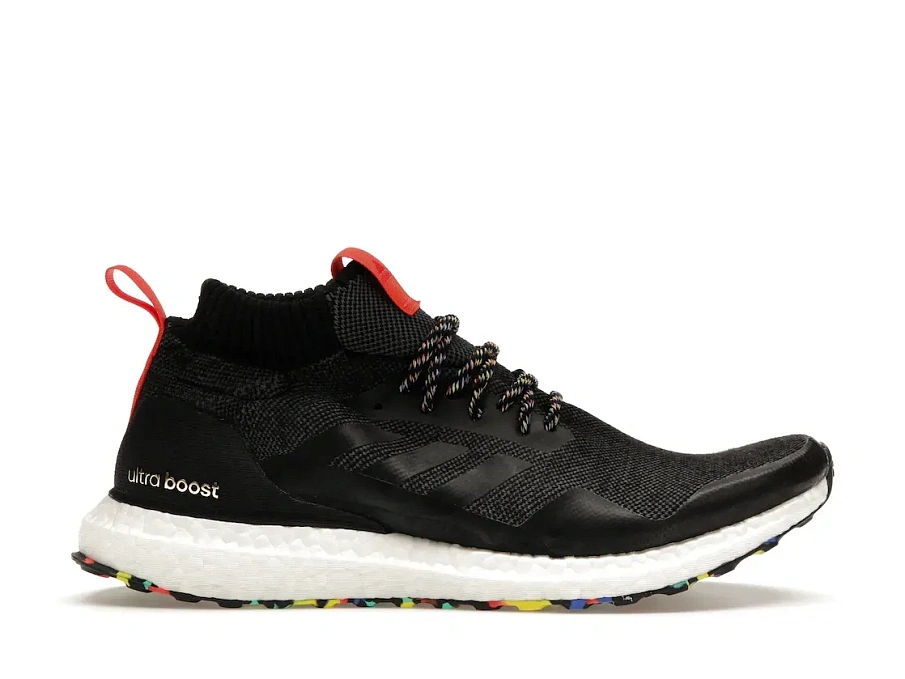 Фото № 1 с приближением к товару «‎adidas Ultra Boost Mid Black Multi-Color»
