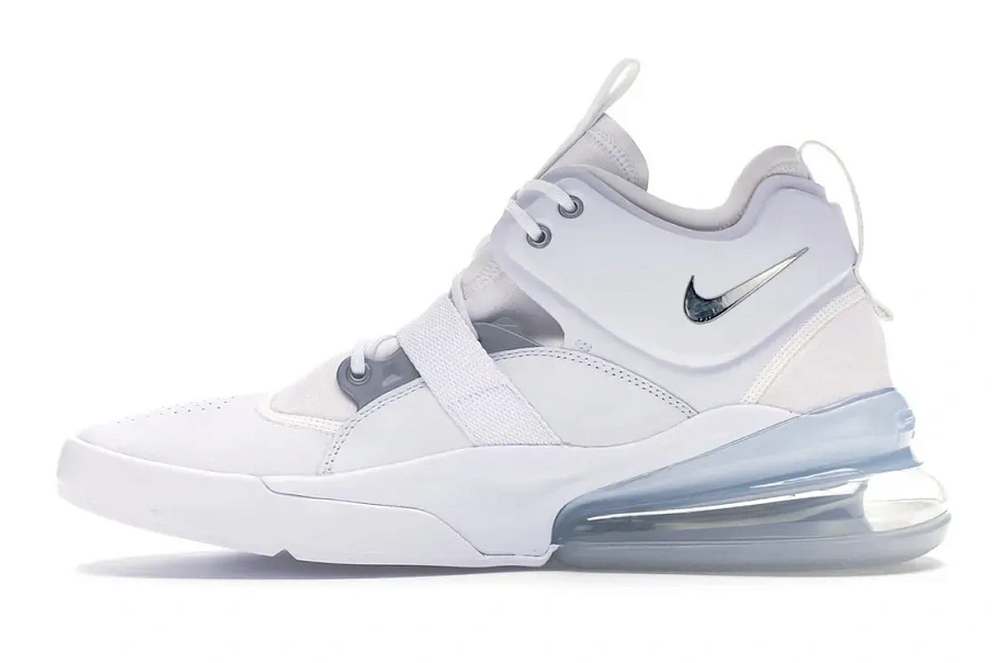 Фото № 3 с приближением к товару «‎Nike Air Force 270 White Metallic Silver»