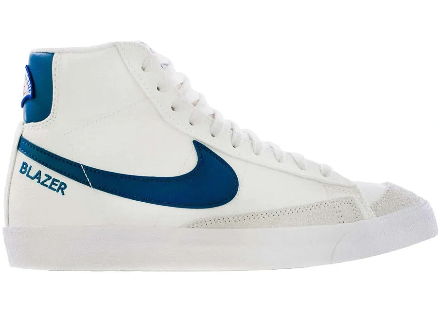 Фото № 1 с приближением к товару «‎Nike Blazer Mid 77 Athletic Club White Marina »