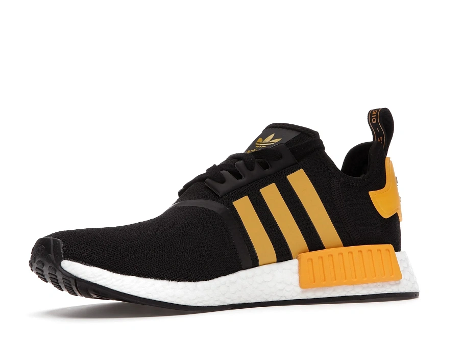 Фото № 4 с приближением к товару «‎adidas NMD R1 Core Black Active Gold»