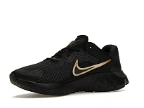 Фото № 4 с приближением к товару «‎Nike Renew Run 2 Black Metallic Gold»