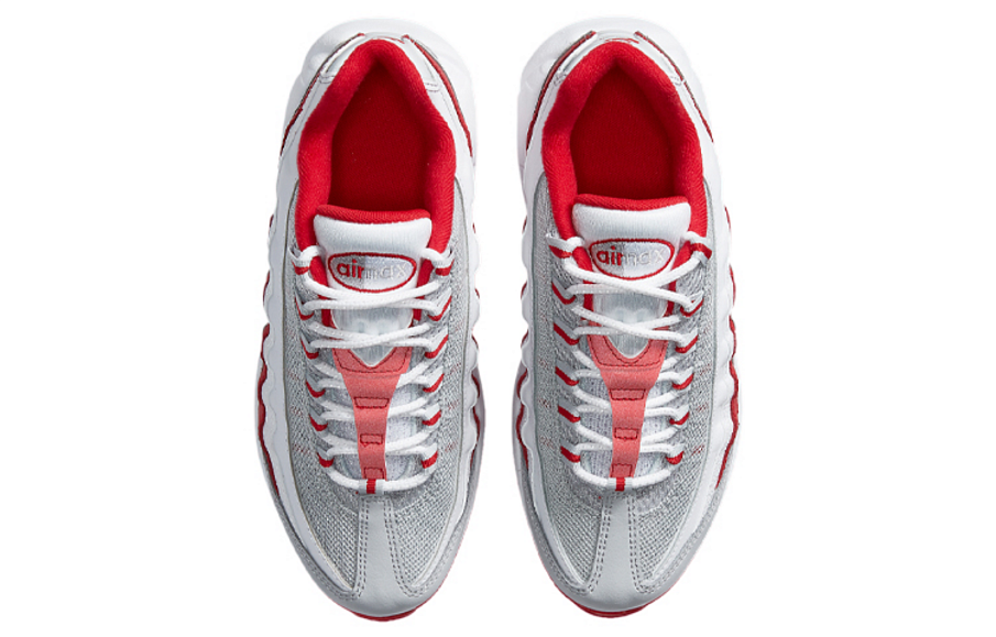 Фото № 4 с приближением к товару «‎Nike Air Max 95 Recraft GS 'Grey Fog Hyper Red'»