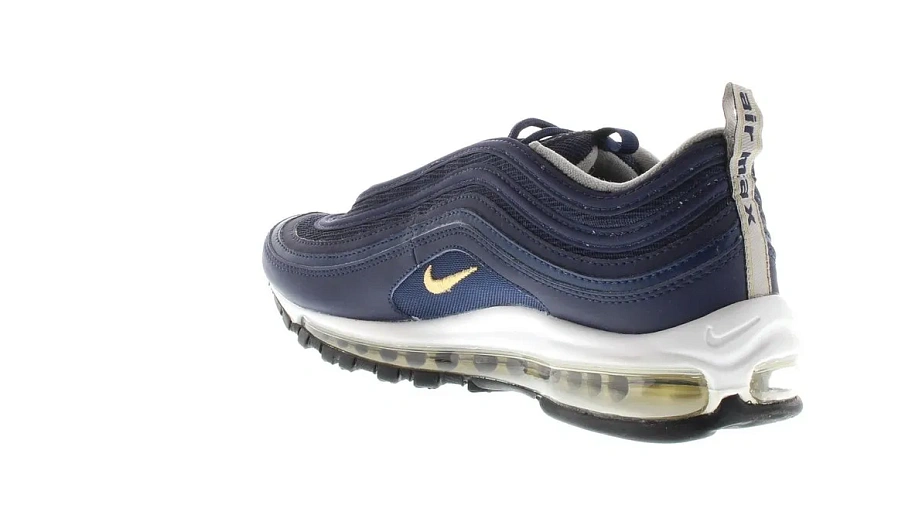 Фото № 5 с приближением к товару «‎Nike Air Max 97 Midnight Navy Metallic Gold»
