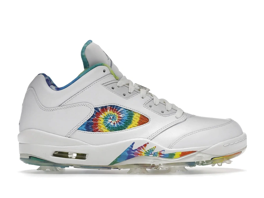 Фото № 1 с приближением к товару «‎Jordan 5 Retro Low Golf Tie Dye»
