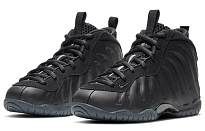 Фото № 3 с приближением к товару «‎Nike Little Posite One GS 'Anthracite' BlackWolf GreyAnthraciteBlack»
