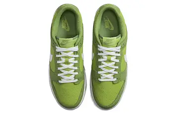 Nike Dunk Low Retro Skate Shoes ChlorophyllWhite-Vivid Green - 6