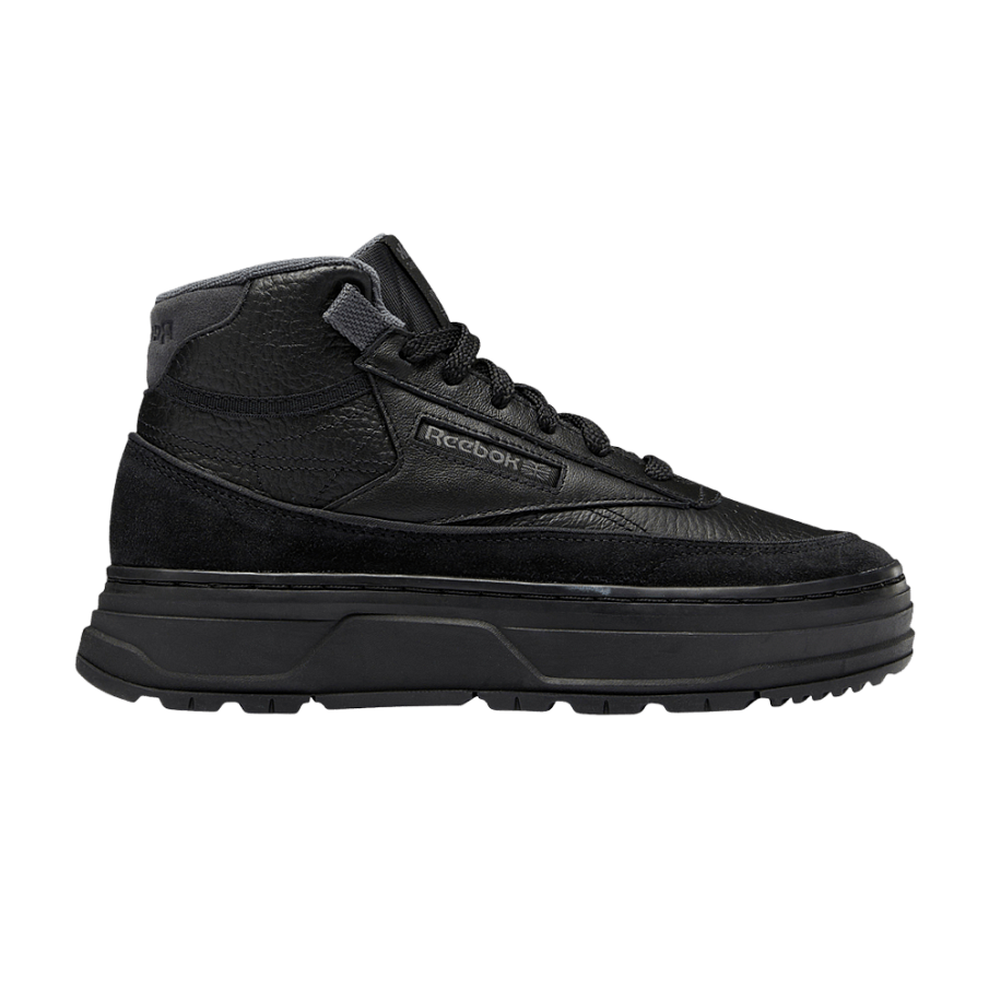 Фото № 1 с приближением к товару «‎Reebok Club C Geo Mid Black Pure Grey»