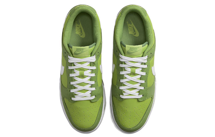 Фото № 4 с приближением к товару «‎Nike Dunk Low Retro Skate Shoes ChlorophyllWhite-Vivid Green»