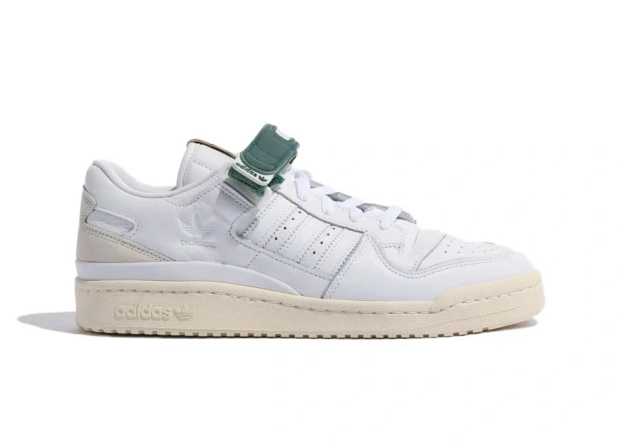 Фото № 1 с приближением к товару «‎adidas Forum Low White Green Strap»