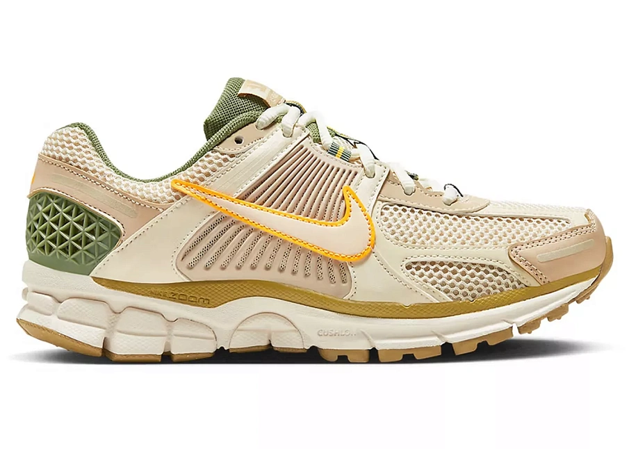 Фото № 1 с приближением к товару «‎Nike Zoom Vomero 5 Sail Laser Orange Medium Olive»