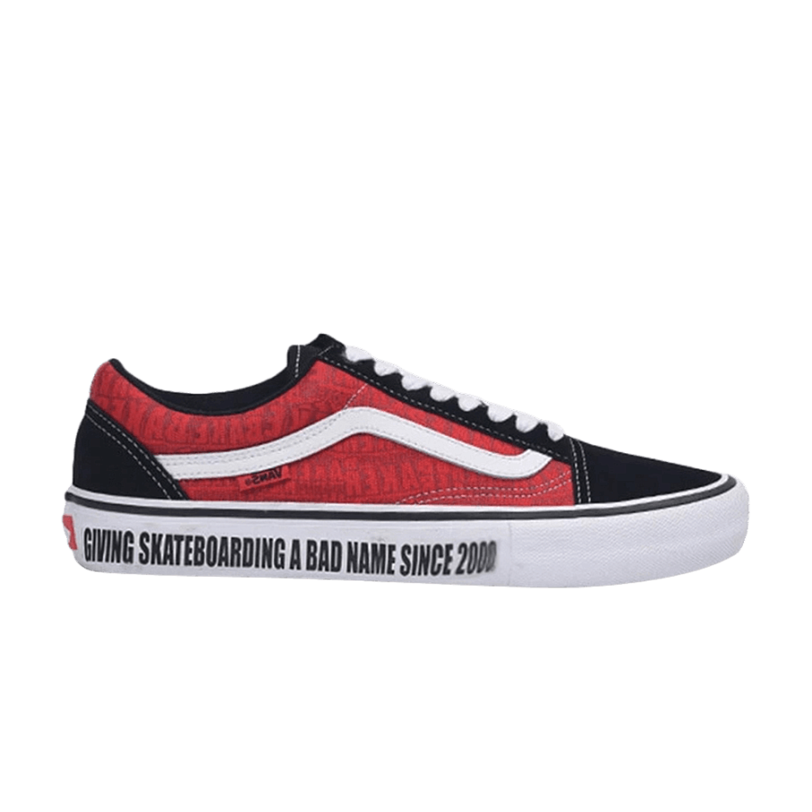 Фото № 1 с приближением к товару «‎Baker Skateboards x Vans Old Skool Red»