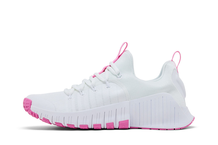 Фото № 4 с приближением к товару «‎Nike Women's Free Metcon 6 White Playful Pink»