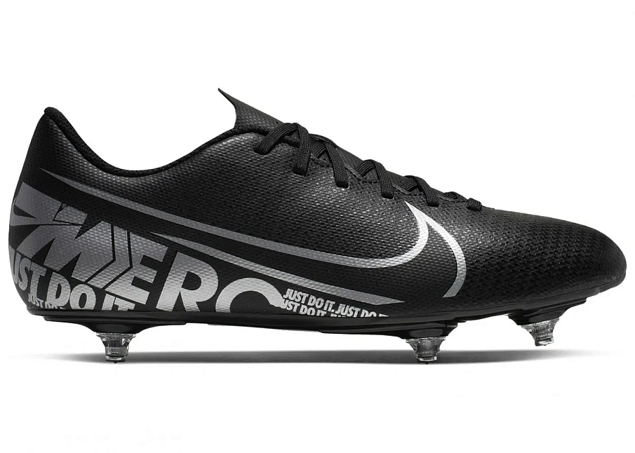 Фото № 1 с приближением к товару «‎Nike Mercurial Vapor 13 Club SG Black Metallic Cool Grey»