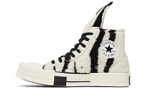 Фото № 4 с приближением к товару «‎Rick Owens x Converse DRKSHDW TURBODRK Chuck 70 High Zebra»