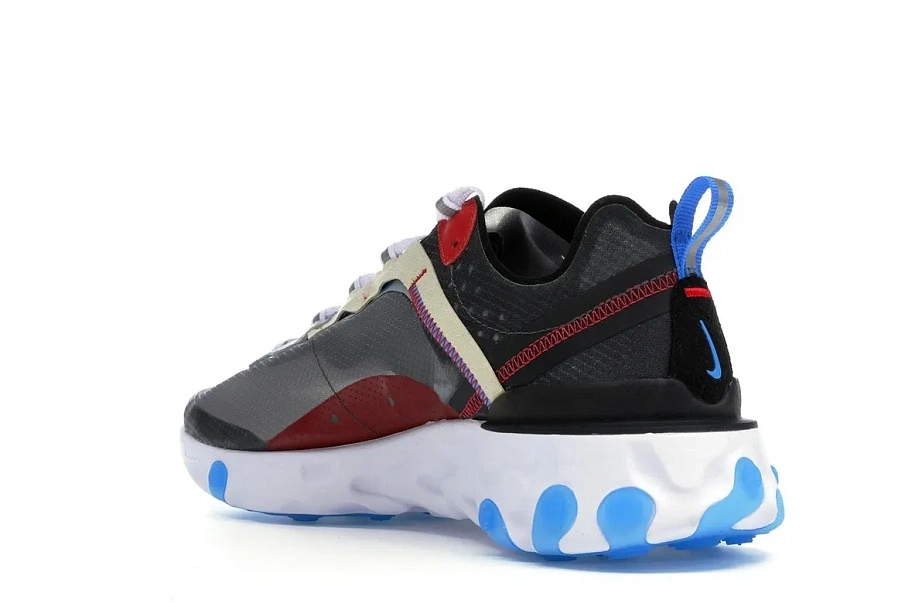 Фото № 5 с приближением к товару «‎Nike React Element 87 Dark Grey Photo Blue»