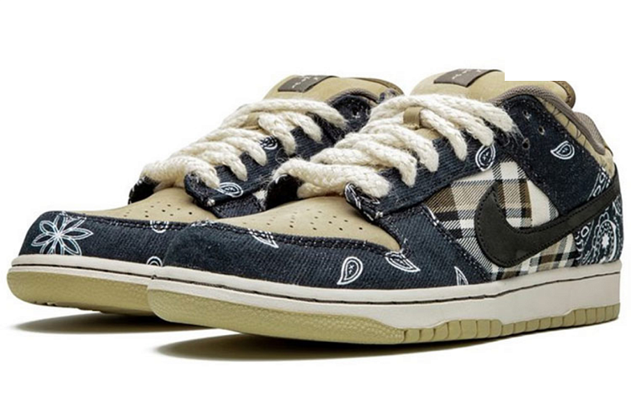 Фото № 3 с приближением к товару «‎Travis Scott x Nike Dunk SB Low Skate shoes Jackboys»