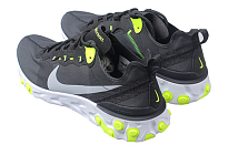 Фото № 4 с приближением к товару «‎Nike React Element 55 Black Volt Cool Grey (W)»