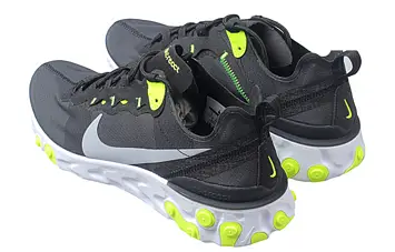Nike React Element 55 Black Volt Cool Grey (W) - 7