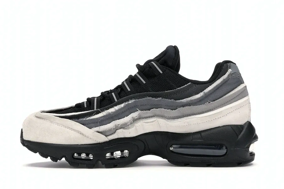 Фото № 3 с приближением к товару «‎Nike Air Max 95 Comme des Garcons Black Grey»