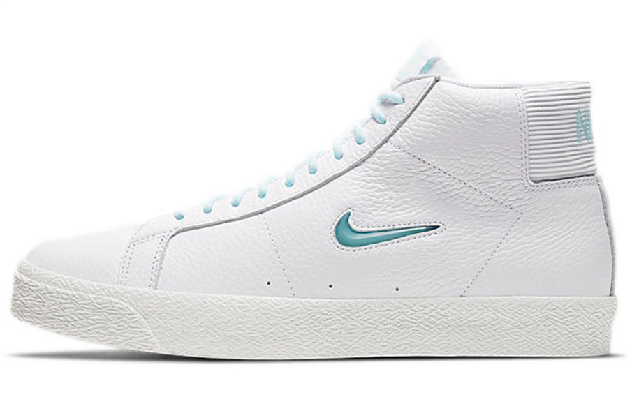 Фото № 1 с приближением к товару «‎Nike Sb Zoom Blazer Mid Premium Skate Shoes White Glacier Ice»