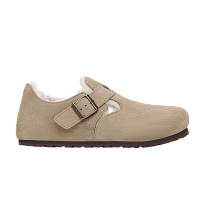 Фото № 1 с приближением к товару «‎Birkenstock London Shearling Suede Leather Taupe»