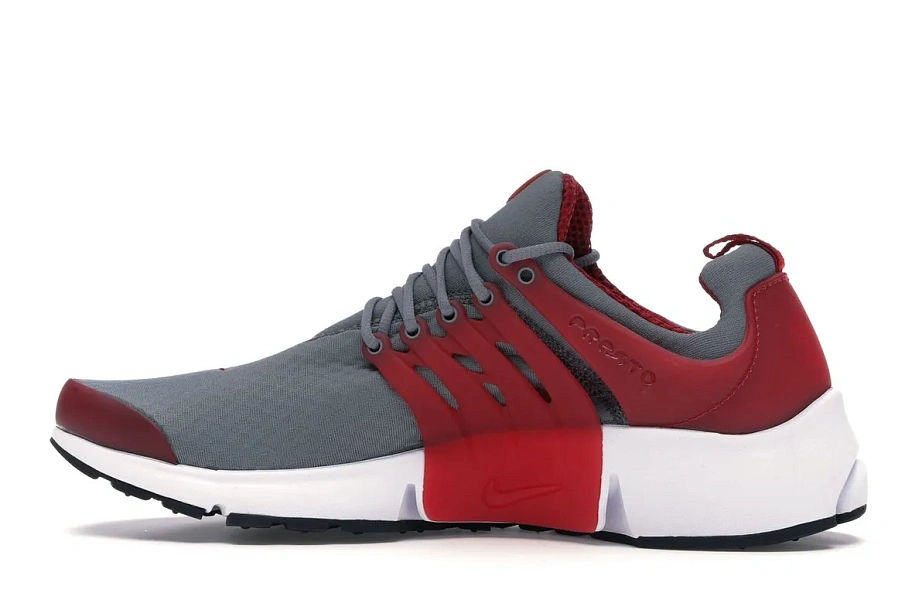 Фото № 6 с приближением к товару «‎Nike Air Presto Cool Grey Gym Red»