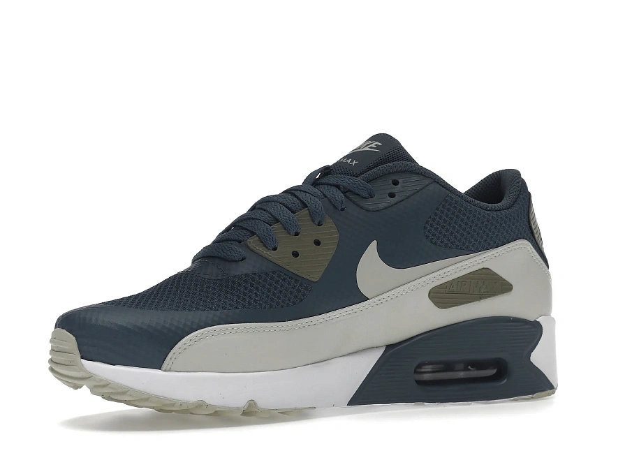 Фото № 2 с приближением к товару «‎Nike Air Max 90 Ultra 2.0 Blue Fox Light Bone»
