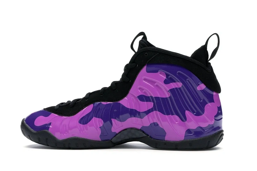 Фото № 5 с приближением к товару «‎Nike Air Little Posite Pro Purple Camo »