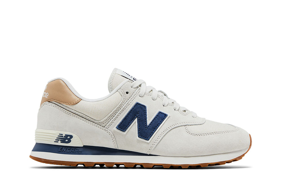 Фото № 2 с приближением к товару «‎New Balance 574 Light Cliff Grey Indigo»