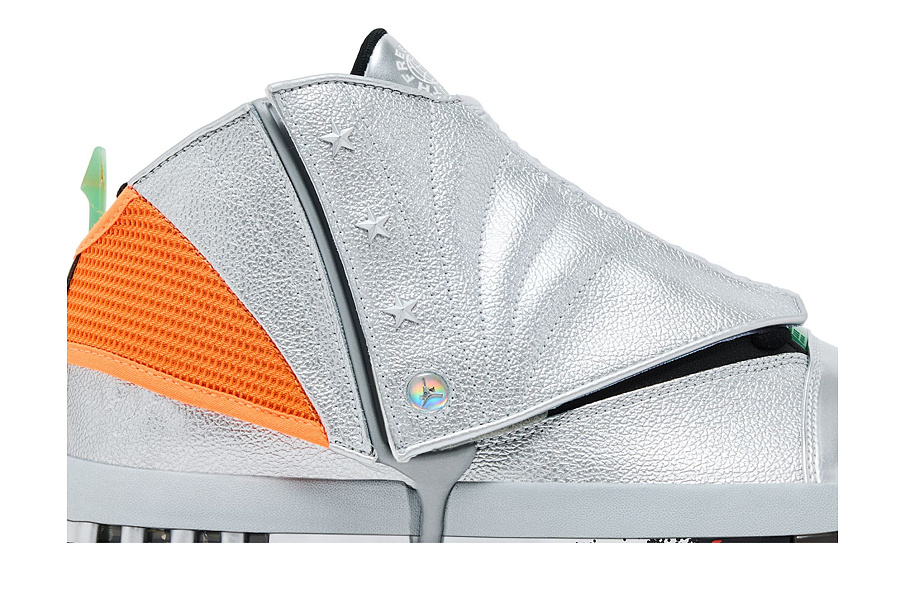 Фото № 3 с приближением к товару «‎Free The Youth x Air Jordan 16 Retro OG Metallic Silver»