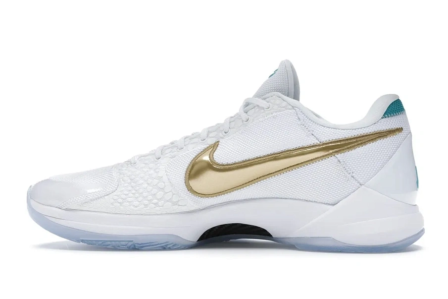 Фото № 4 с приближением к товару «‎Nike Kobe 5 Protro Undefeated What If White»