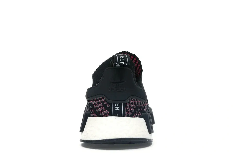 Фото № 4 с приближением к товару «‎adidas NMD R1 STLT Black Grey Solar Pink»