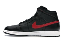 Фото № 5 с приближением к товару «‎Jordan 1 Retro Mid Black Team Red»